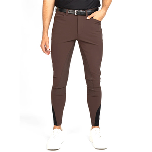 Pantalones de Competición Ajustados y Elásticos, Mezcla de Spandex Resistente, Cierre de Botón y Cremallera, Calidad Ecuestre Superior - Product Image 1