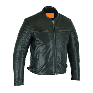 <b>Lightweight</b> Durable Leather <b>Jacket</b> For <b>Men</b> High Quality Leather <b>Jacket</b> Customized Logo <b>Men's</b> <b>Jackets</b> - Product Image 5