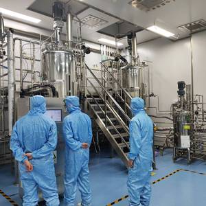 Biorreactor de Acero Inoxidable 304/316 de 500L, Fermentador, Recipiente a Presión, PLC, Producción de Vacunas contra la Enfermedad de Pies y Boca, 5000L - Product Image 1