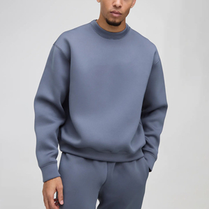 Winter customized design <b>sweatshirt</b> Crew Neck Men Custom Split Color Dye Men's Crew Neck Cotton <b>Sweatshirt</b> - Product Image 1