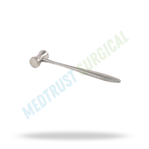 Lucae Mallet With Hour Glass Shaped Head Stainless Steel Orthopedic Surgical Instrument Neuro Spine Bone Surgery Hammer Use - Product Image 4