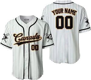 เสื้อเบสบอลคุณภาพสูง ดีไซน์ใหม่ ไซส์ใหญ่ พิมพ์ลายแบบซับลิเมชั่น โพลีเอสเตอร์ 100% ระบายอากาศได้ดี ตาข่ายด้านหน้าสั้น  รับสกรีนชื่อทีมตามสั่ง - Product Image 5