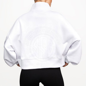 Premium Casual <b>Women</b> <b>Half</b> <b>Zip</b> Mock Neck <b>Sweatshirts</b> For Everyday Wear <b>Women</b> <b>Half</b> <b>Zip</b> Mock Neck <b>Sweatshirts</b> - Product Image 5