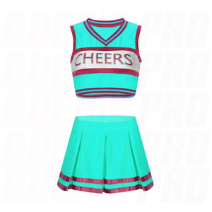 Uniformes de cheerleading en polyester, couleur et logo personnalisables, service OEM, vêtements de sport de haute qualité, respirants et confortables - Product Image 4