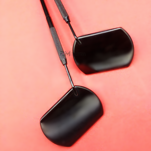 Black And 4 Different Plasma Color Lash <b>Mirror</b> Eyelash Extension Inspection <b>Mirror</b> Diamond Grip handle / <b>Square</b> Shape Eyelash - Product Image 1
