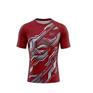 เสื้อรัดรูปแขนยาวผู้ชายสั่งทำโลโก้ขายส่ง ผ้าฝ้าย 100% ระบายอากาศได้ดี ยืดหยุ่น กระชับรูปร่าง เหมาะสำหรับออกกำลังกายในยิม ใช้เทคนิคการพิมพ์แบบรีดร้อน - Product Image 4