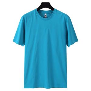 Camiseta cómoda para hombre, manga corta, algodón peinado, logotipo personalizado disponible, en stock - Product Image 4