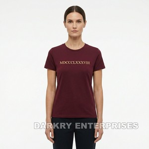 Camiseta Personalizada para Mujer, Color Verde Oliva, Diseño de Huella Dactilar, Fabricante de Camisetas, Marca Privada, Tops de Moda para Mujer - Product Image 4