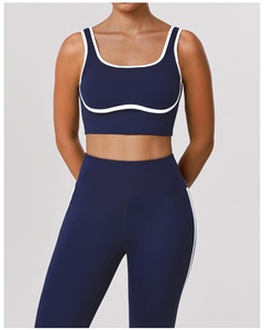 Nuevo Conjunto de Yoga de 2 Piezas para Mujer, Sin Costuras, Ligero, Moldeador, con Bloques de Color, Cintura Alta Elástica, para Gimnasio, Deportes y Yoga - Product Image 5