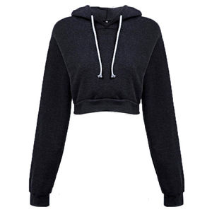 15. Sudadera corta de moda hecha con tela suave y costuras elegantes para atuendos informales y looks deportivos. - Product Image 6