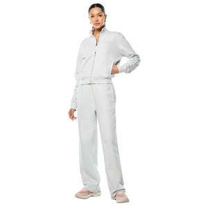Women Winter Streetwear Full Zip Stand Collar Tracksuit Wide Leg <b>Trousers</b> Elastic Drawstring Waist Pockets Wholesale Custom OEM - Product Image 1