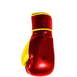 Guantes de Boxeo Metálicos Rojos y Amarillos Personalizados para Sparring, de Alta Calidad y Nuevo Diseño, Venta al Por Mayor - Product Image 5