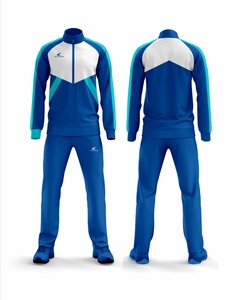 OEM Casual Winter Soccer Sports Warm Printed Windproof <b>Tracksuit</b> Embroidered Sleeves Adult Club Training Football - Product Image 4