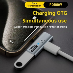 Bộ chuyển đổi đa chức năng hai trong một loại C sử dụng ổ đĩa flash USB + Bộ chuyển đổi pd100w cùng một lúc - Product Image 3