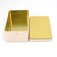 Boîte en métal rectangulaire avec logo en relief personnalisé pour lunettes de soleil et emballage cadeau cosmétique 185x130x90mm