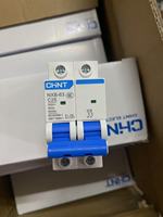 Disjoncteur miniature CHNT Original MCB version chinoise 2P 63A 400V avec protection des fils