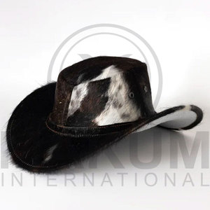 Chapeau en cuir de vache de qualité supérieure pour hommes, tendance pour adultes, chapeaux de cowboy - Product Image 2