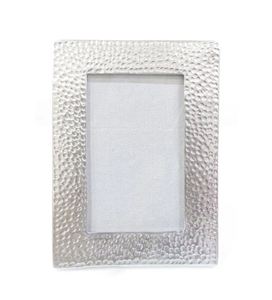 Hammered Aluminum Vertical Photo <b>Frame</b> Rectangle Tabletop Home Decor Custom Logo Digital <b>Printing</b> - Product Image 1