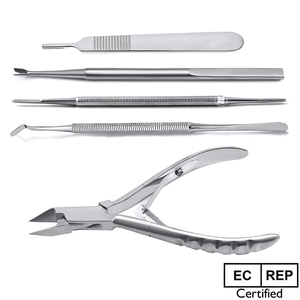 (SILVER - RED) 10pcs Manicure <b>Set</b> Travel Mini <b>Nail</b> Clippers Kit Pedicure Care Tools Stainless Steel Instrument <b>Set</b> 2026 - Product Image 2