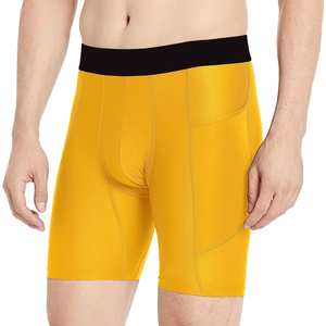 Pantalones Cortos de Compresión para Hombre de Alta Demanda, la Mejor Marca de Algodón con Logotipo, Fáciles de Usar, Última Llegada - Product Image 1
