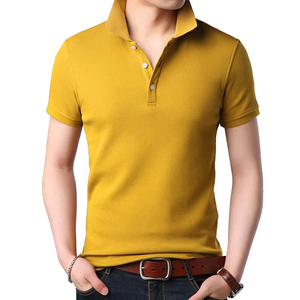 Polo décontracté personnalisé pour homme avec fermeture éclair, pull en maille oversize, pull à manches courtes, polo en coton tricoté pour homme - Product Image 1