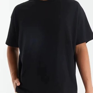 T-shirt pour homme à épaules tombantes surdimensionné en coton/fibre de bambou, impression personnalisée de qualité, séchage rapide et respirant - Product Image 5