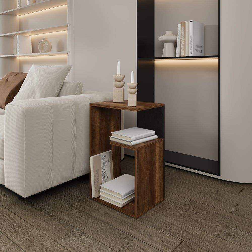 Walnut / Black Color