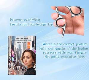 Nouvel Arrivage 2026 – Ciseaux de Coiffure Professionnels en Acier Inoxydable avec Lame Affûtée et Poignée en Caoutchouc pour Salon de Coiffure - Product Image 6