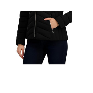 Women’s Winter <b>Quilted</b> Puffer <b>Jacket</b> with Hood – Lightweight Warm Zip-Up Coat - Product Image 6