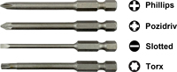 ITA-tools Jeu de 71 embouts multifonctions 1/4" x 25 75mmL, finition phosphate de zinc, qualité industrielle/bricolage, personnalisable OEM, fabriqué à Taïwan