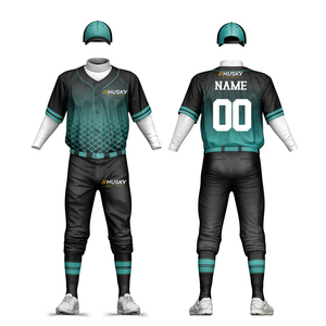 Ensembles d'uniformes de baseball et de softball personnalisés de haute qualité, service OEM, antibactériens, respirants, grandes tailles - Product Image 1