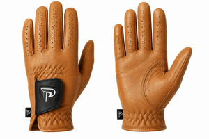 Gants de golf en cuir, longueur poignet, respirants, doublés de coton, style vintage, usage quotidien, quatre saisons, pour les sports de plein air - Product Image 1