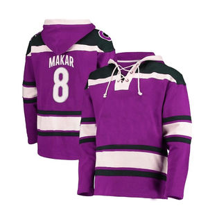 Vente en gros de sweats à capuche de hockey sur glace à manches longues personnalisés en polyester 100% avec broderie par sublimation amusante pour hommes, vêtements de sport - Product Image 1