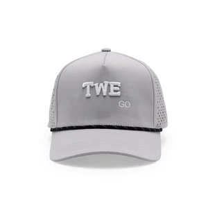 OEM Performance Golf Hat Breathable Lightweight Laser Cut Holes 5-Panel <b>Snapback</b> <b>Cap</b> for Golf Training and Outdoor Sports - Product Image 1