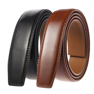 Sangles de ceinture en cuir véritable OEM – Ceintures pour hommes prêtes à l'emploi avec boucle automatique – Vente en gros directe d'usine - Product Image 1