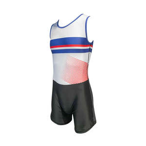 Traje de Remo Personalizado Sublimado OEM, Profesional, Transpirable, 82% Poliéster, 18% Elastano, para Hombre - Product Image 3