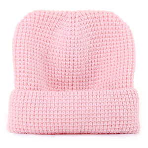 Bonnet d'hiver tricoté uni en gros, personnalisé avec étiquette tissée, pour homme, style streetwear, nouvelle collection - Product Image 2