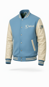 Veste universitaire à capuche de style américain durable avec logo frontal en lettres chenille, style streetwear viral, streetwear d'hiver - Product Image 2