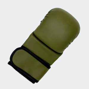 Gants de boxe MERITORIOUS INTERNATIONAL en cuir PU avec fentes pour les doigts, fermeture réglable, sangle de poignet ajustable, personnalisables pour les arts martiaux - Product Image 6