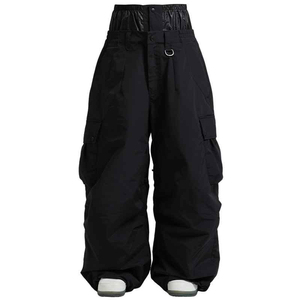 Unisex Casual Straight Mid Ski Pants Waterproof Breathable Windproof Eco Friendly Canvas Power <b>Stretch</b> Quick Dry 100% Cotton - Product Image 3