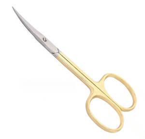 Ciseaux à ongles et à cuticules de qualité supérieure, lame en acier inoxydable extra fine courbée, manche en céramique, pointe aiguisée pour les ongles des doigts et des orteils - Product Image 4