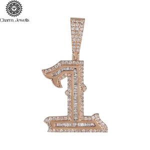 Charm_Jewells Breloque de luxe plaquée or avec moissanite, style Hip Hop, certifiée IGI, sertie clos, taille brillant, unisexe, pour usage quotidien - Product Image 2