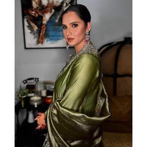 Conjunto de Top y fondo de mujer de diseñador con Dupatta para ropa de fiesta - Product Image 4