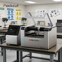 WONLEAN Découpeuse CNC à jet d'eau compacte et écologique pour bureau, machine de découpe à jet d'eau silencieuse et compacte pour écoles et studios