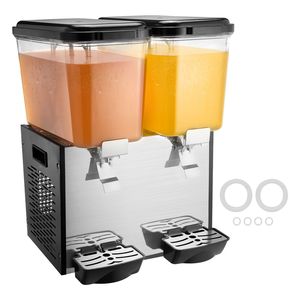 Dispenser per Bevande Commerciale in Acciaio Inox 18L/19QT, Macchina per Tè Freddo e Succhi 370W per Uso Festivo - Product Image 1