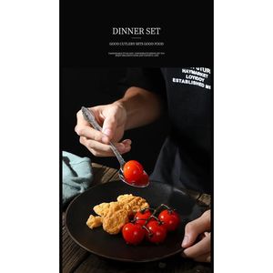 Deluxe Premium Stainless Steel Cutlery <b>Flatware</b> <b>Set</b> for Home 1 Dinner Fork and 1 Dinner Spoon - Product Image 6