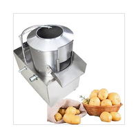 Multifunctionele Food Grade Roestvrijstalen Groente Fruit Schiller Aardappel Schilmachine 30-80kg/u Capaciteit 220V Hoge Efficiëntie