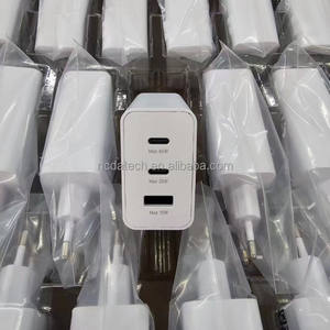 <span class=keywords><strong>Chargeur</strong></span> d'origine <span class=keywords><strong>65W</strong></span> PD adaptateur <span class=keywords><strong>secteur</strong></span> <span class=keywords><strong>Trio</strong></span> 3-Port Super Fast Charging Wall Charging adaptateur pour <span class=keywords><strong>Samsung</strong></span> S24 S23 S22 S21 - Product Image 3