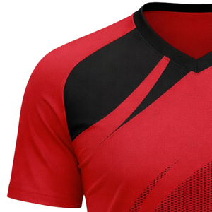 Camiseta de Fútbol Ajax Roja y Negra, Transpirable, Absorbente de Humedad, para Entrenamiento Deportivo, Uniforme de Equipo para Hombre y Mujer - Product Image 4