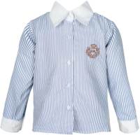 Chemisier pour femme style bureau, à bretelles spaghetti, confortable, en tissu non tissé, brodé, boutonné devant, logo au dos, lavable